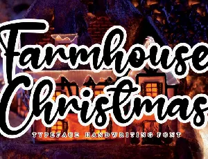 Farmhouse Christmas Script font