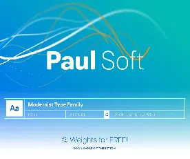 Paul Soft Family font