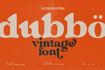 Dubbo font