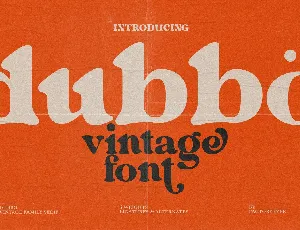 Dubbo font