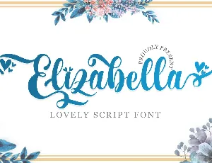 Elizabella font