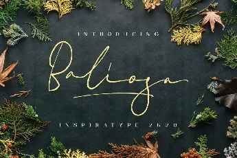 Baliosa font