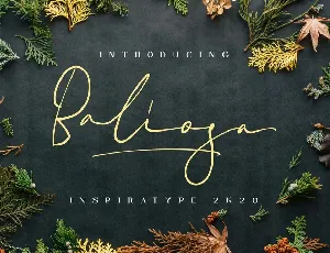 Baliosa font