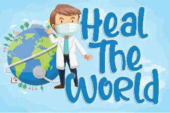 Heal The World font