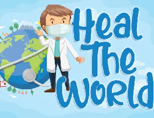Heal The World font