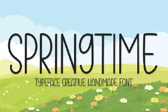 Springtime Display font