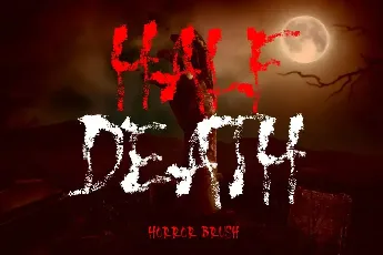 HALF DEATH font