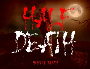 HALF DEATH font