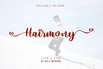 Hairmony-Personaluse font