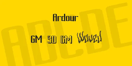 Ardour font