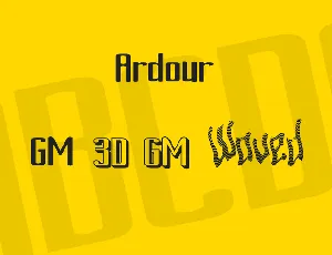 Ardour font