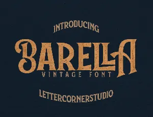 Barella font