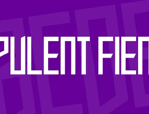 Opulent Fiend font