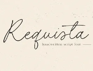 Requista font