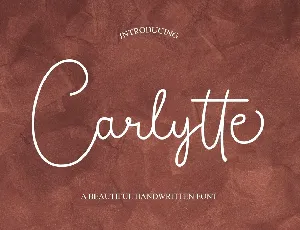 Carlytte font