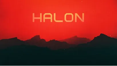 Halon font