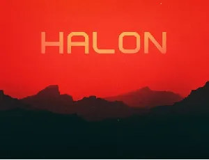 Halon font