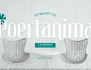 Poertanima font