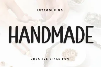 Handmade Display Typeface font