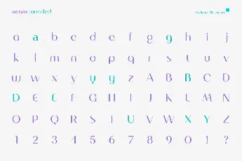 Nearo Rounded font