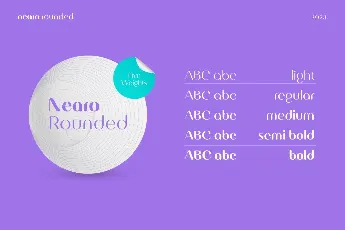 Nearo Rounded font