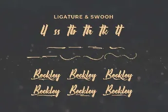 Beckley Demo font