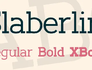 Slaberlin font