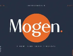 Mogen Typeface font