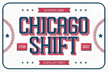 Chicago Shift font