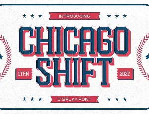 Chicago Shift font