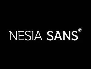 Nesia Sans font