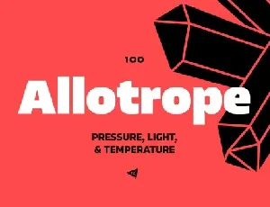 Allotrope Family font