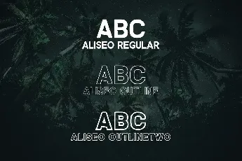 Aliseo Family font