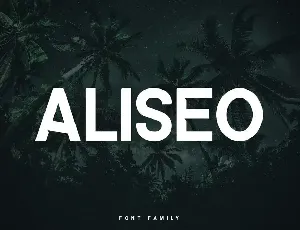 Aliseo Family font