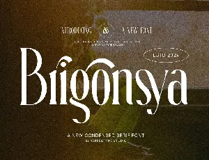 Brigonsya font