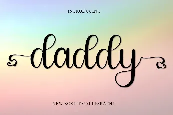 Daddy font