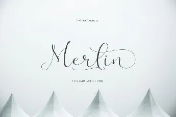 Merlin Script font