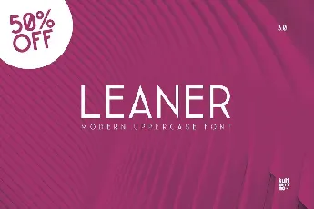 Leaner font