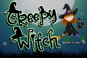 Creepy Witch-Personal Use font