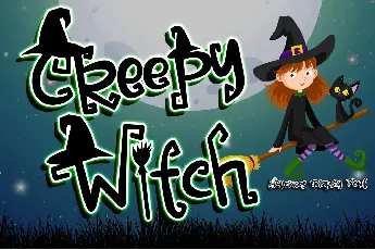 Creepy Witch-Personal Use font