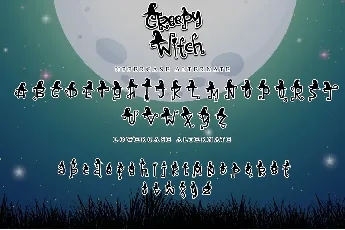 Creepy Witch-Personal Use font