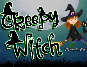 Creepy Witch-Personal Use font