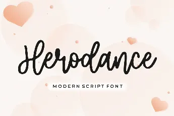 Herodance font