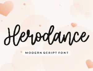 Herodance font