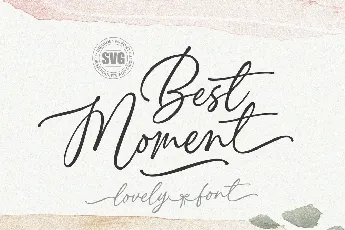 Best Moment font