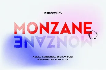 Monzane font