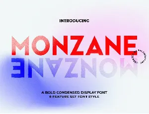 Monzane font