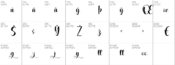 Quarterly font