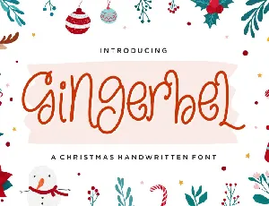 Gingerbel font