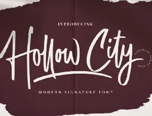 Hollow City font